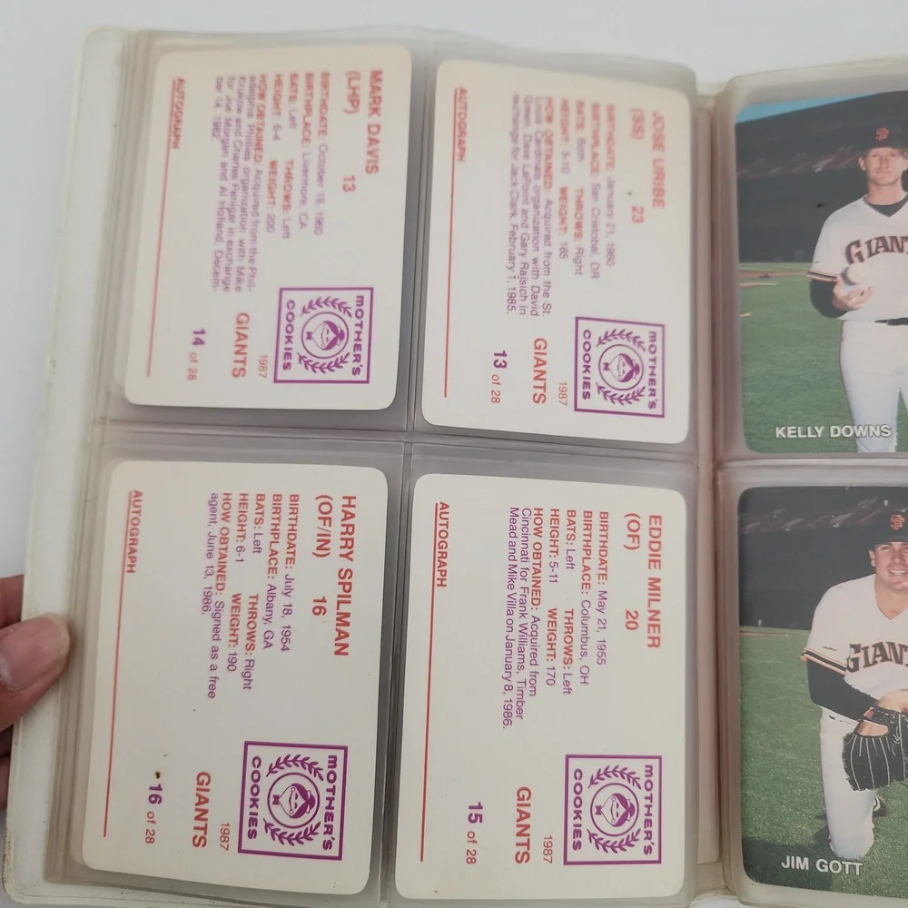 San Francisco Giants Vintage 1987 Mother's Cards Book - Picture 7 of 13